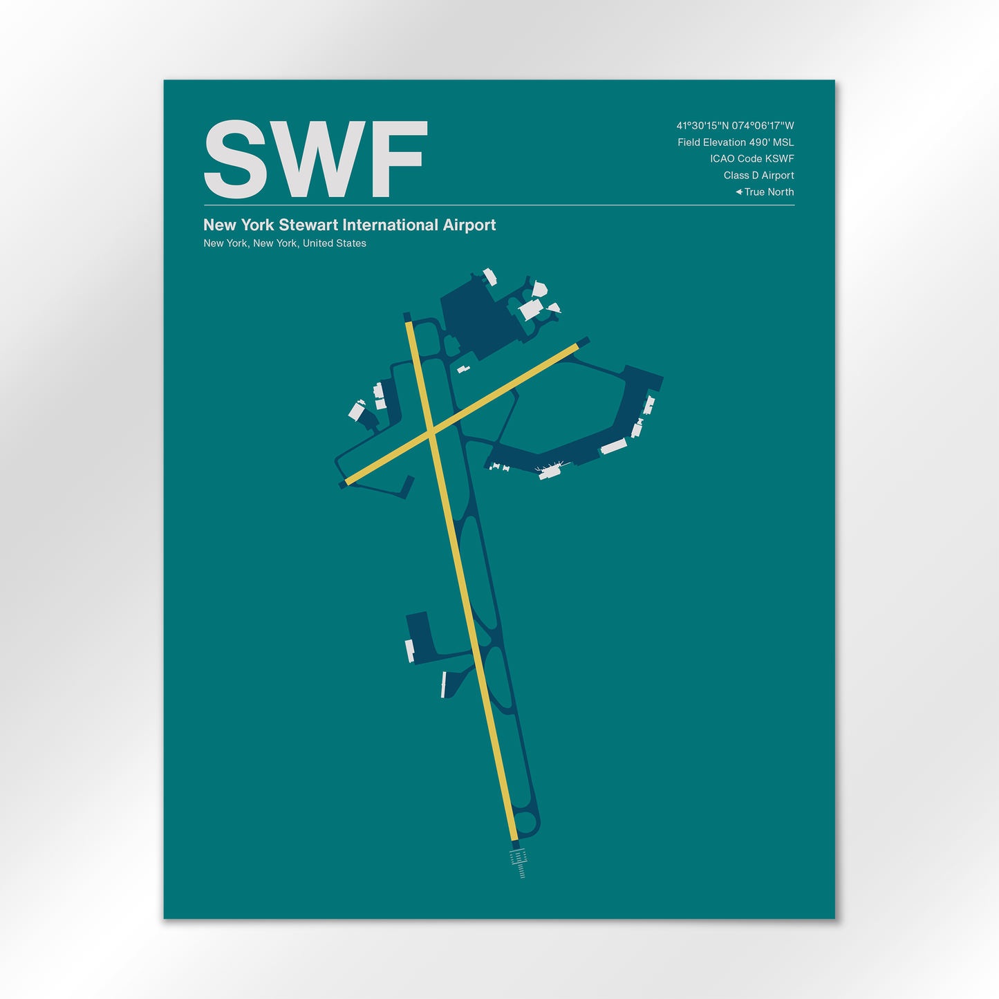 SWF Airport Diagram