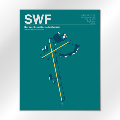 SWF Airport Diagram
