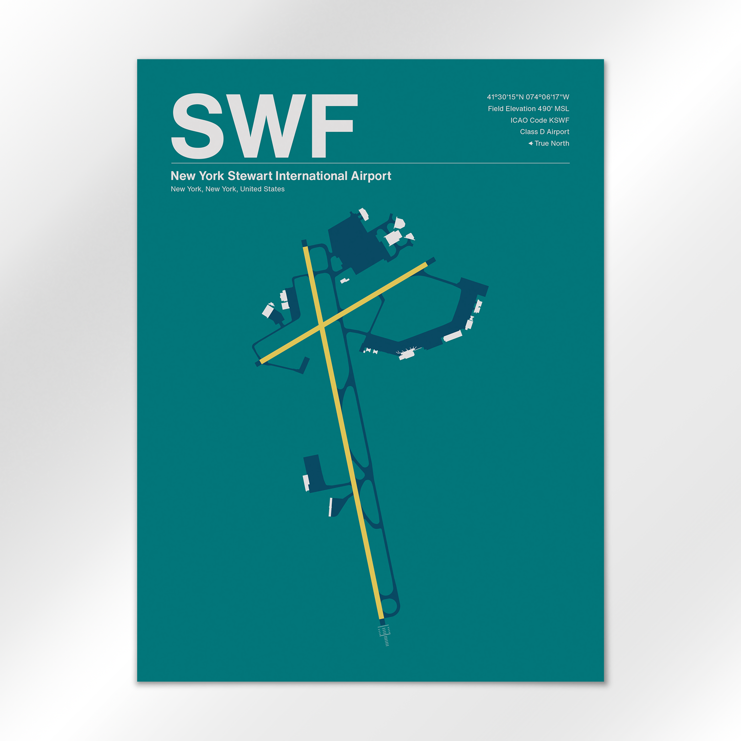 SWF Airport Diagram