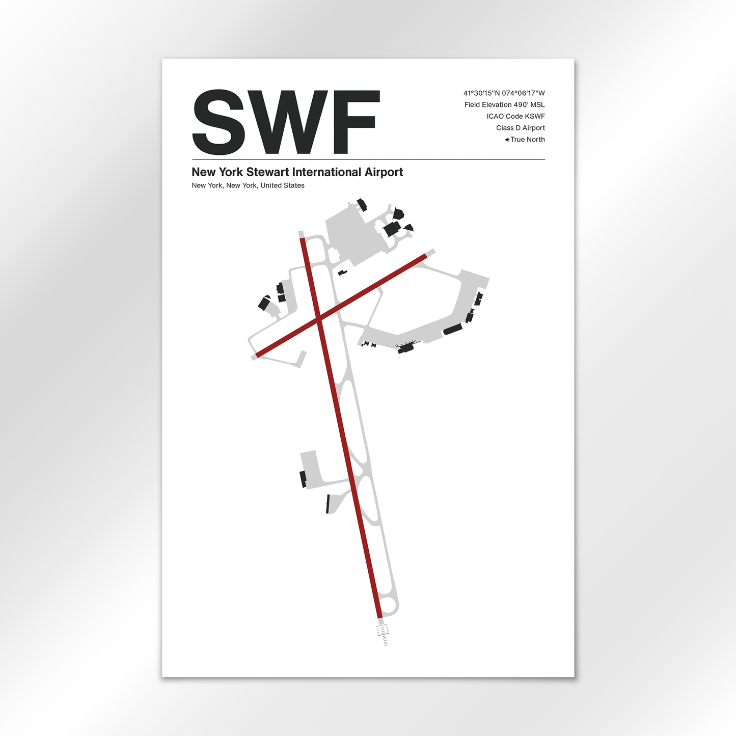 SWF Airport Diagram
