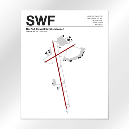 SWF Airport Diagram