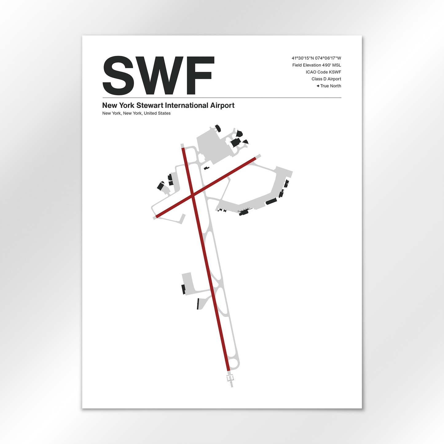 SWF Airport Diagram
