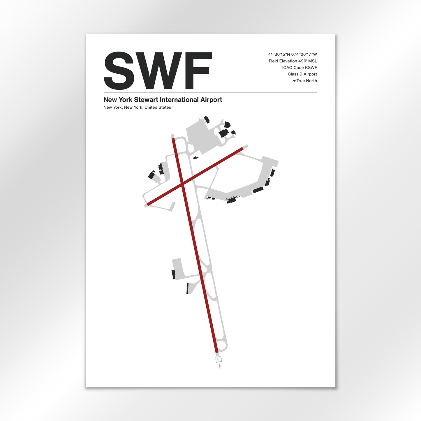 SWF Airport Diagram