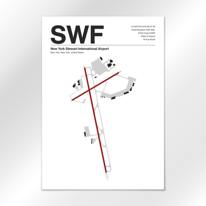 SWF Airport Diagram