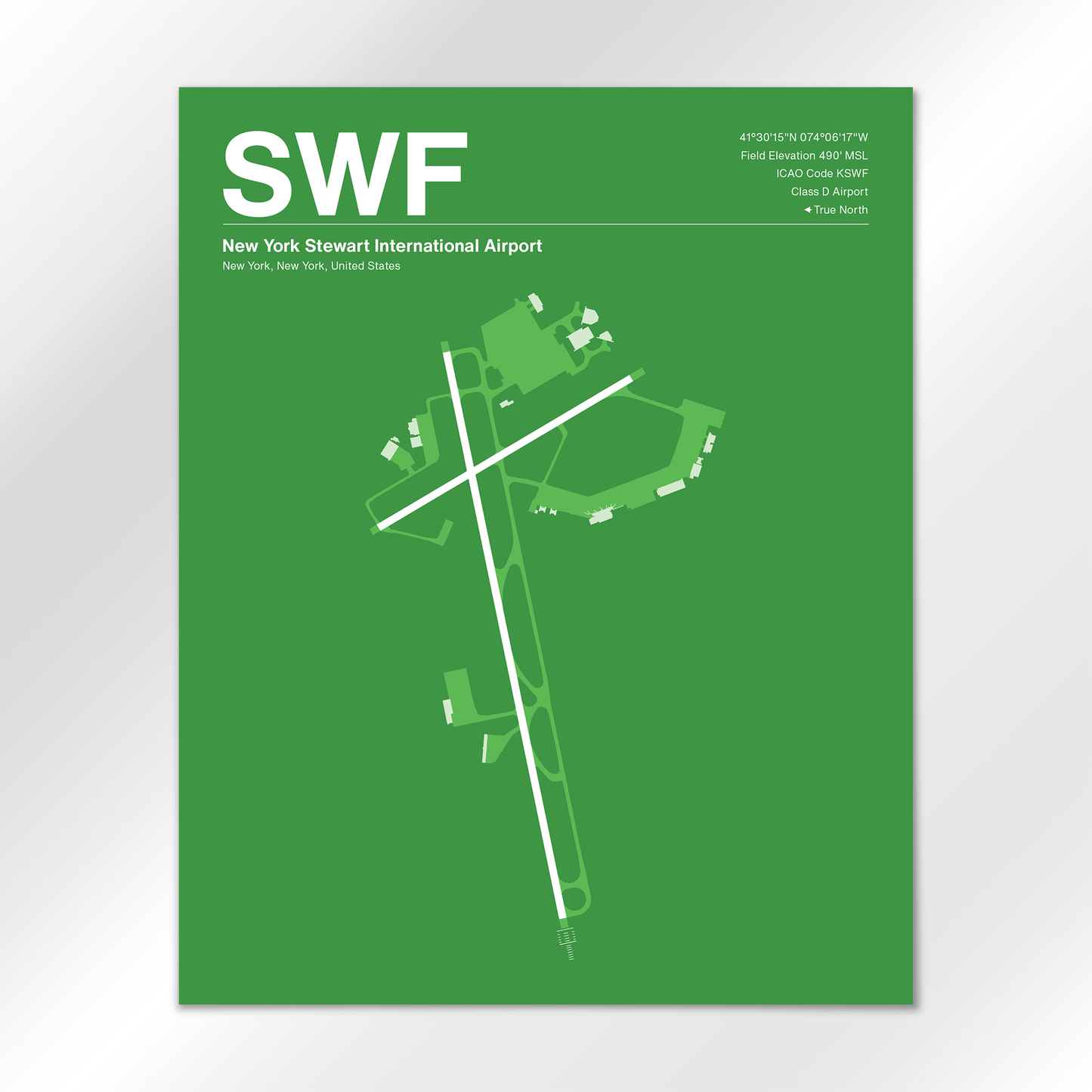 SWF Airport Diagram