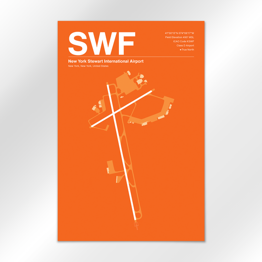 SWF Airport Diagram