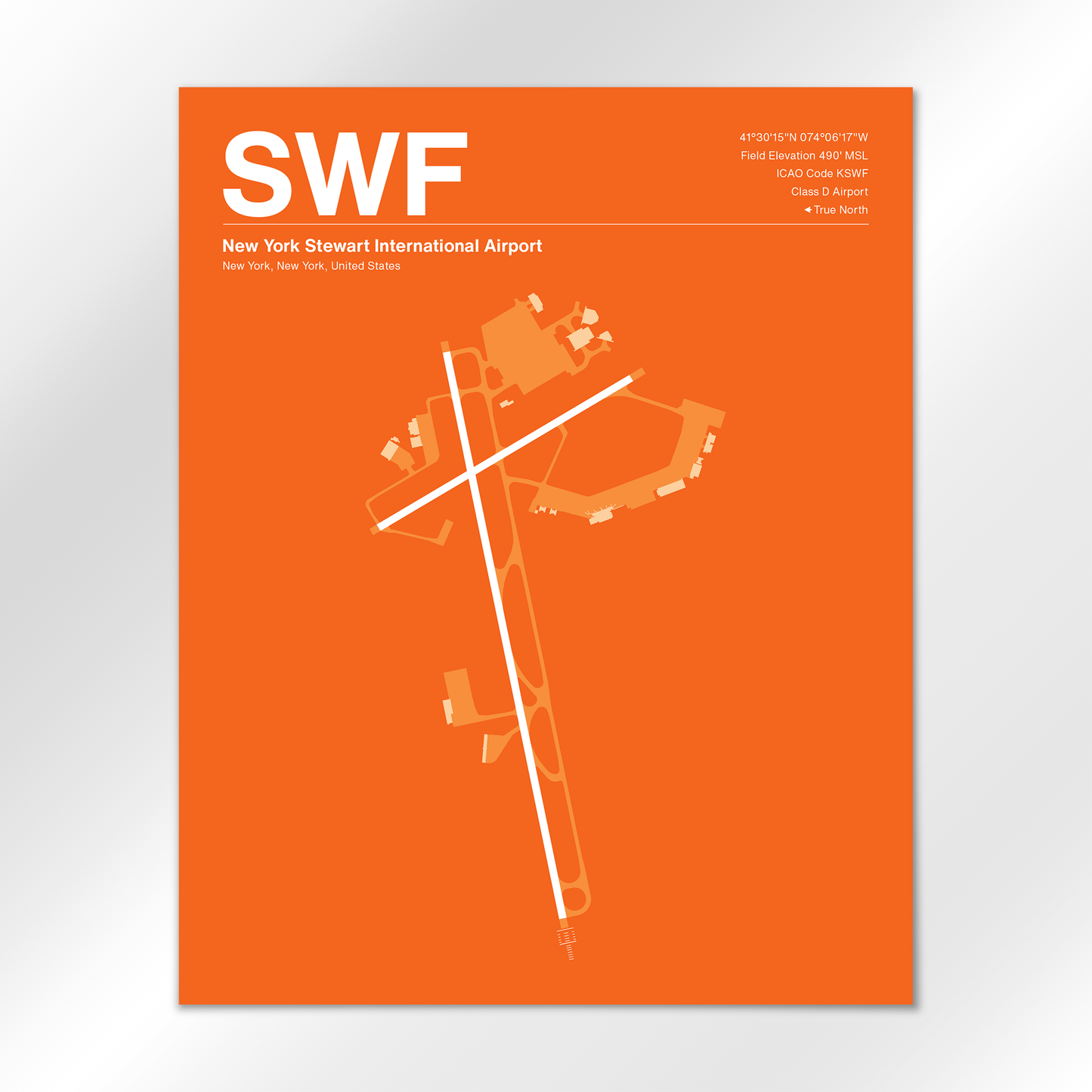 SWF Airport Diagram