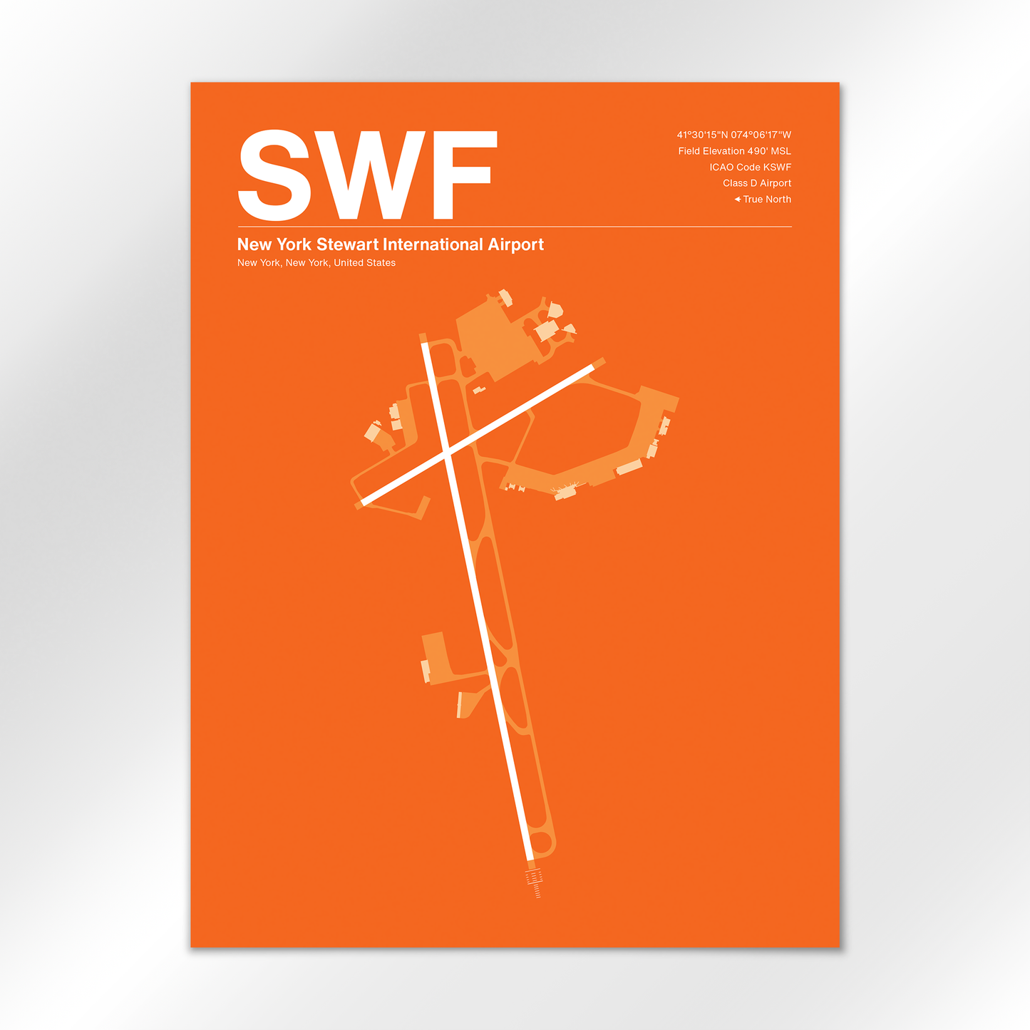 SWF Airport Diagram