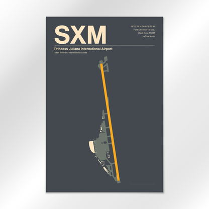 SXM Airport Diagram