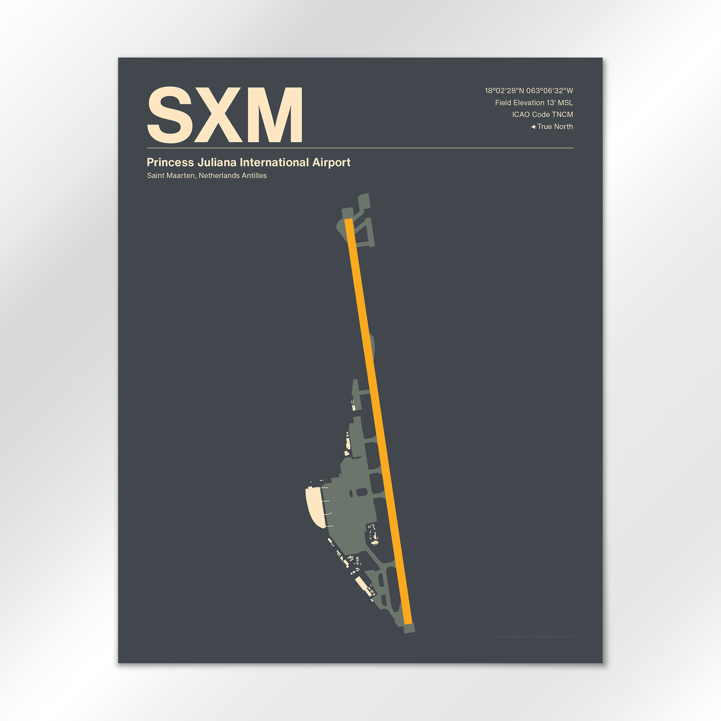 SXM Airport Diagram