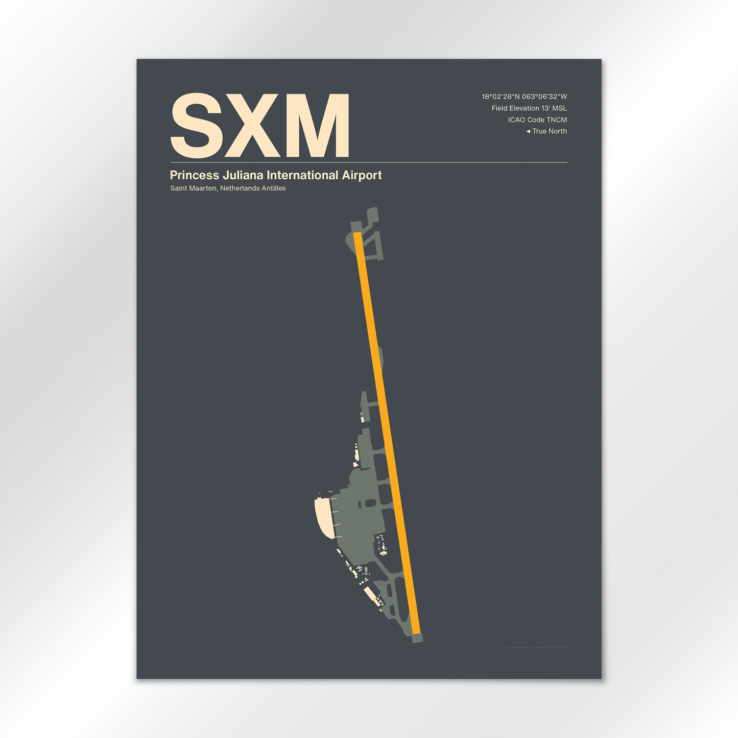 SXM Airport Diagram