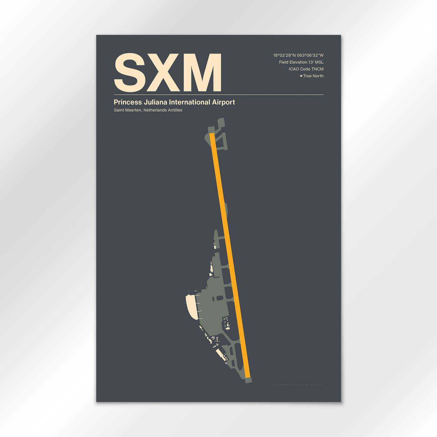 SXM Airport Diagram