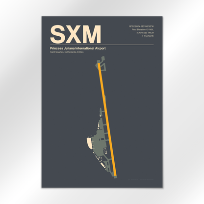 SXM Airport Diagram