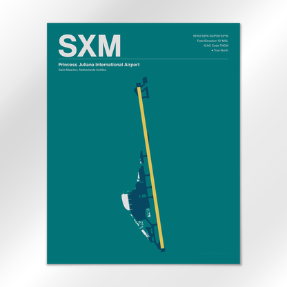 SXM Airport Diagram