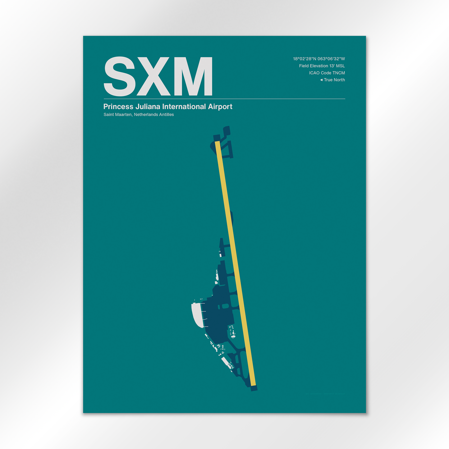 SXM Airport Diagram