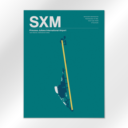 SXM Airport Diagram