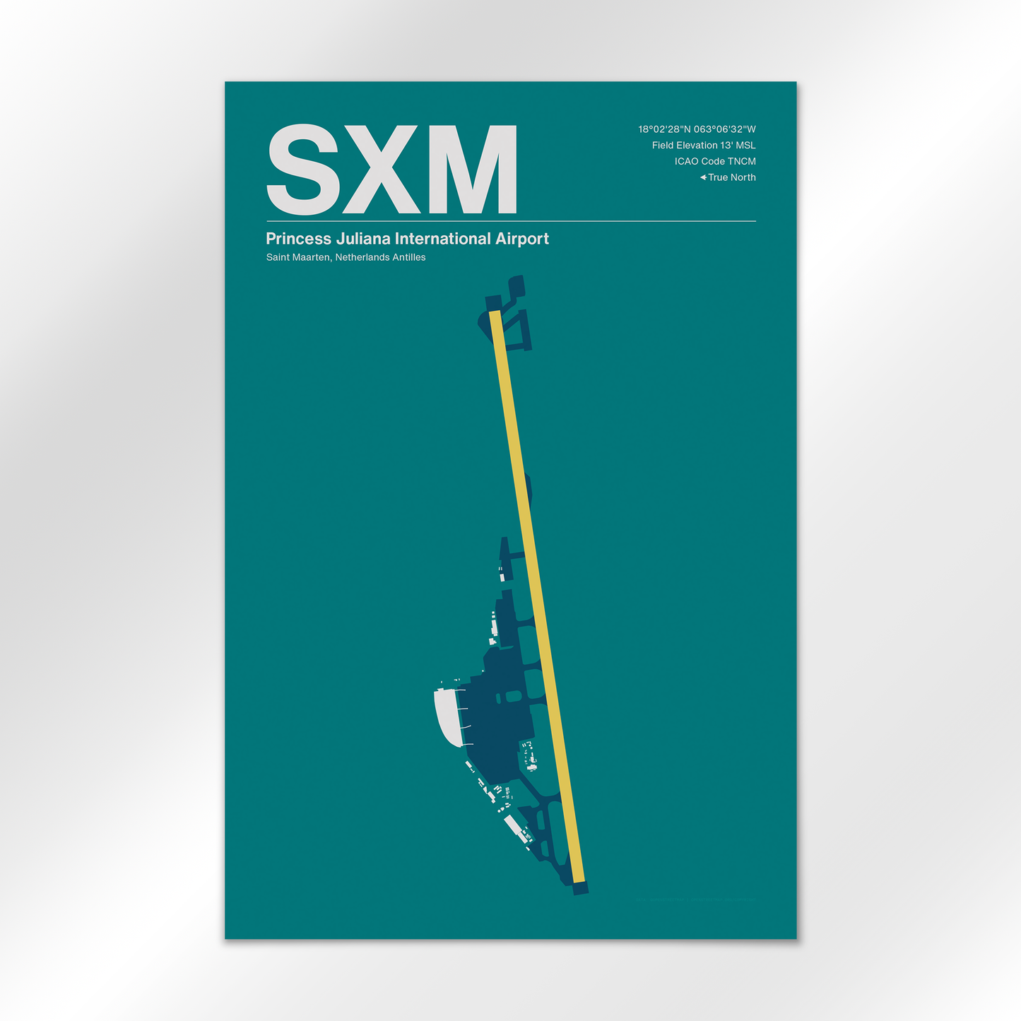 SXM Airport Diagram