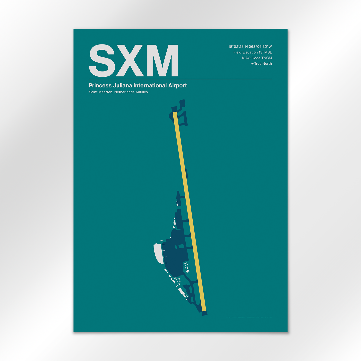SXM Airport Diagram