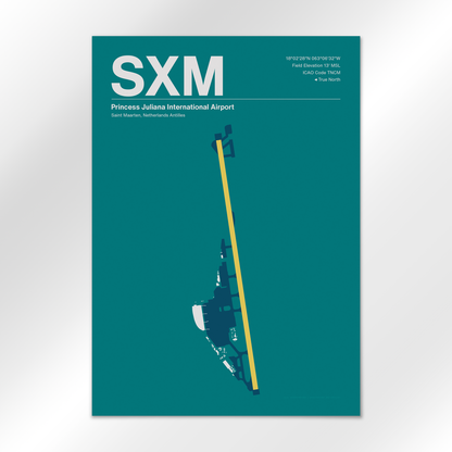 SXM Airport Diagram