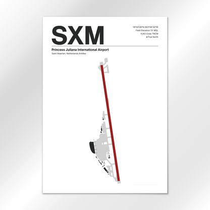 SXM Airport Diagram