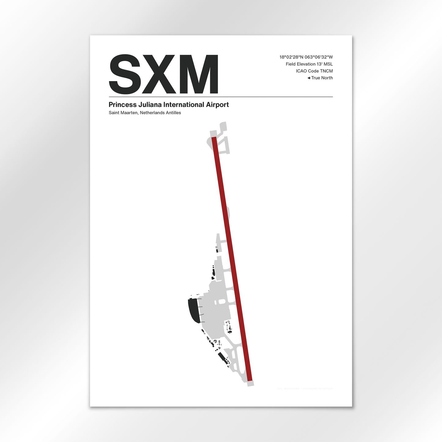 SXM Airport Diagram