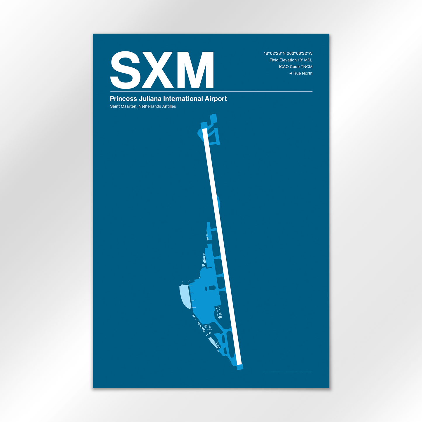SXM Airport Diagram
