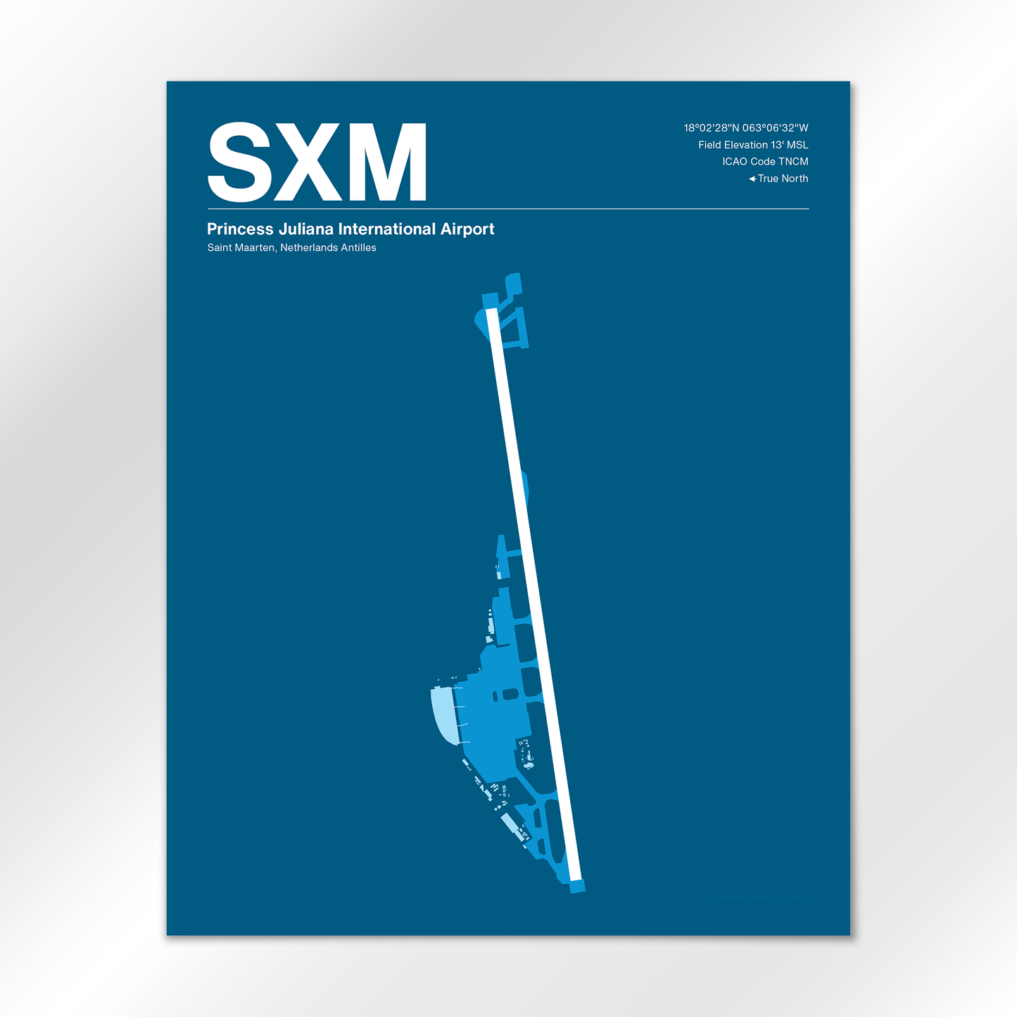 SXM Airport Diagram