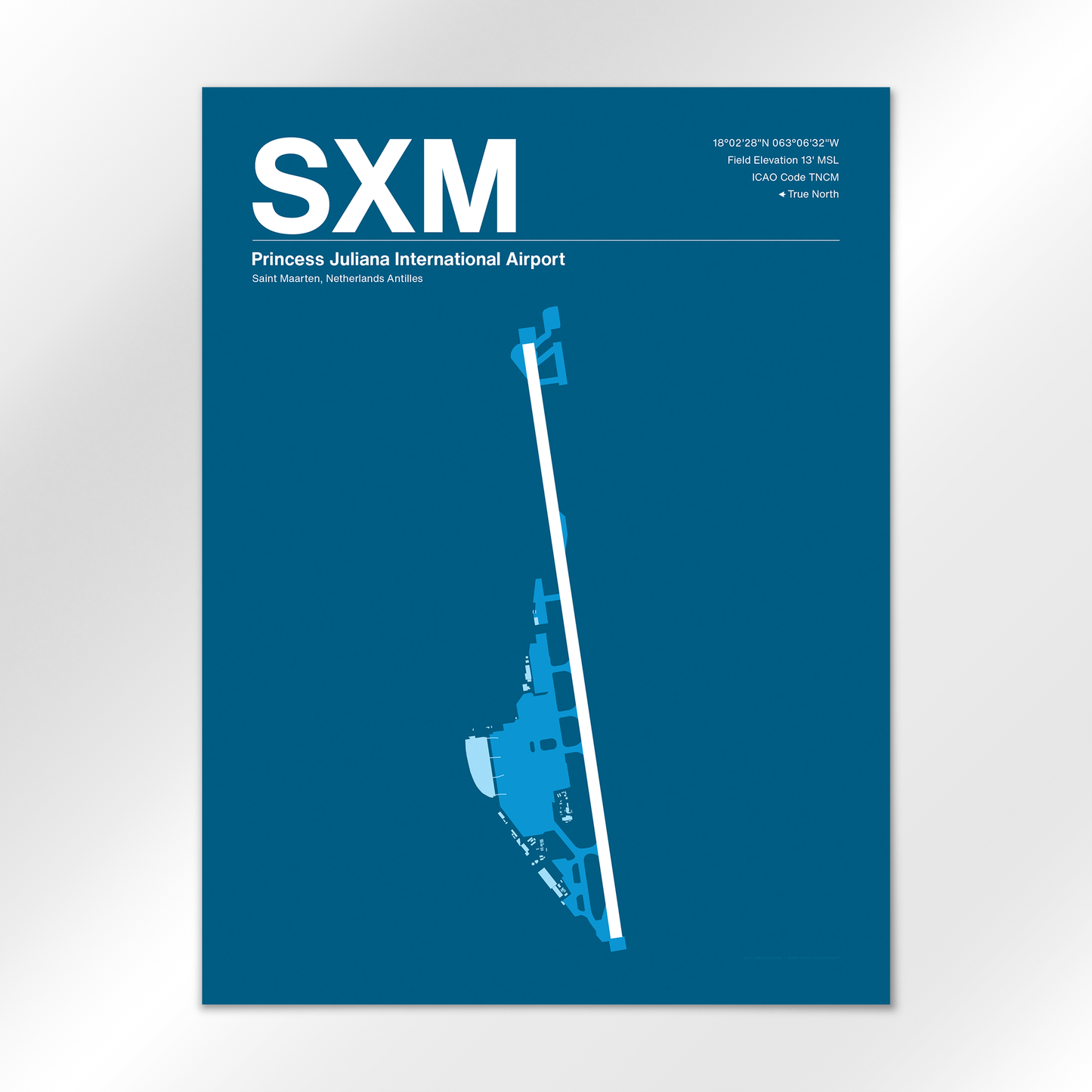 SXM Airport Diagram