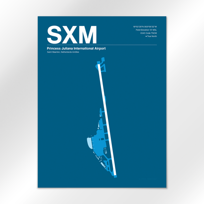 SXM Airport Diagram
