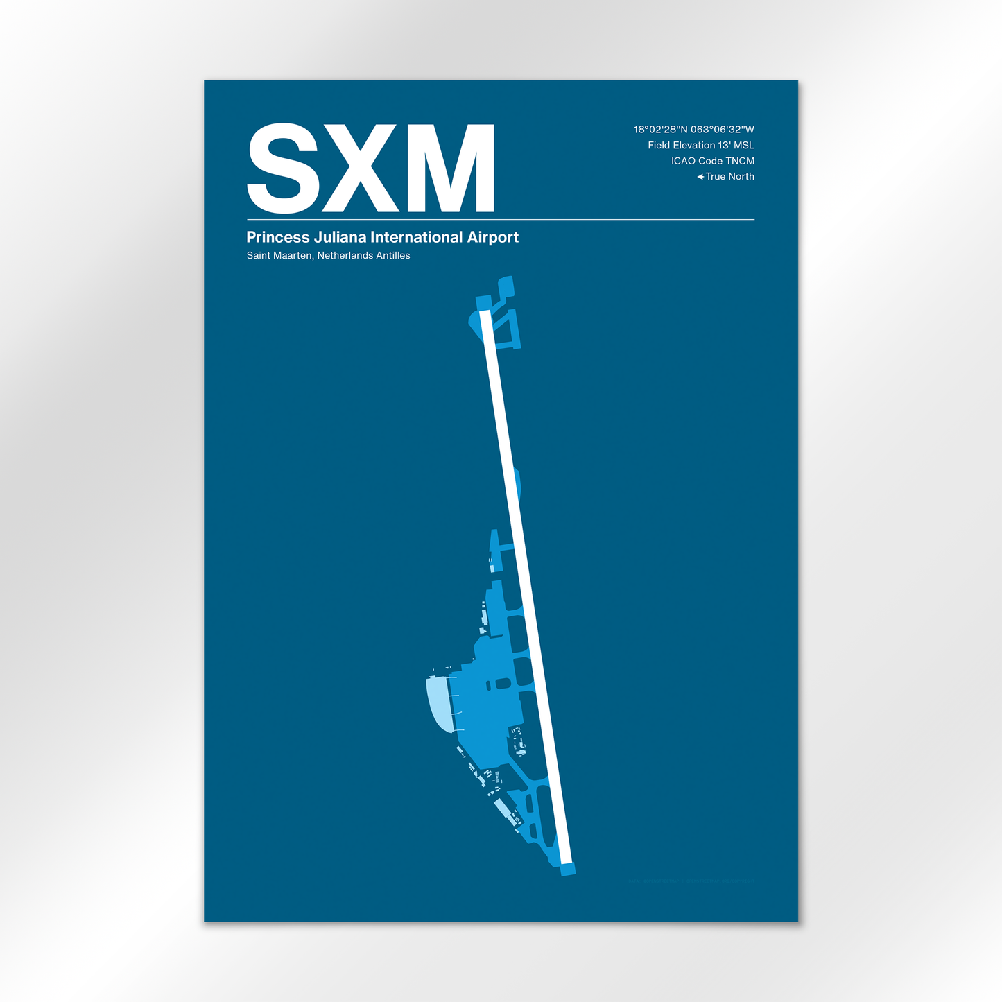 SXM Airport Diagram