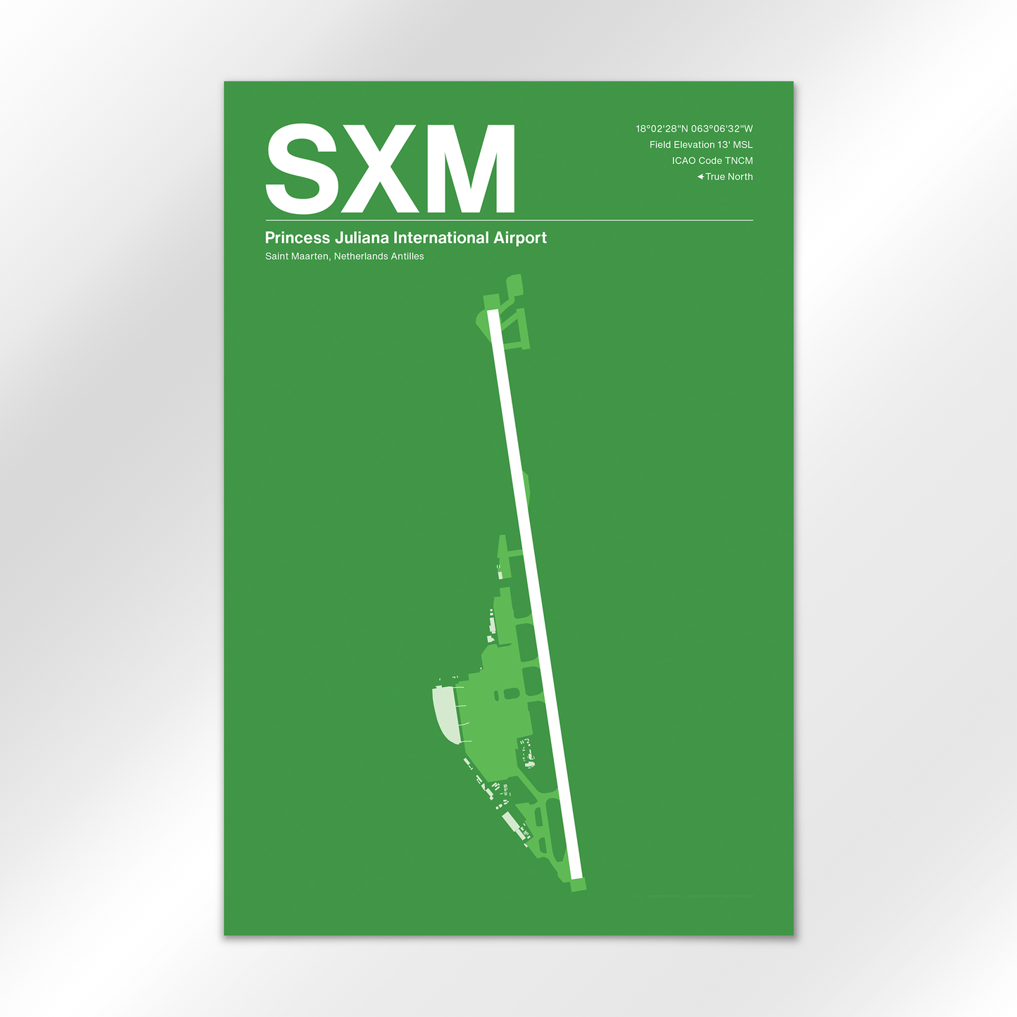 SXM Airport Diagram