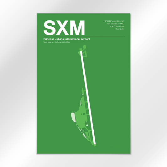 SXM Airport Diagram