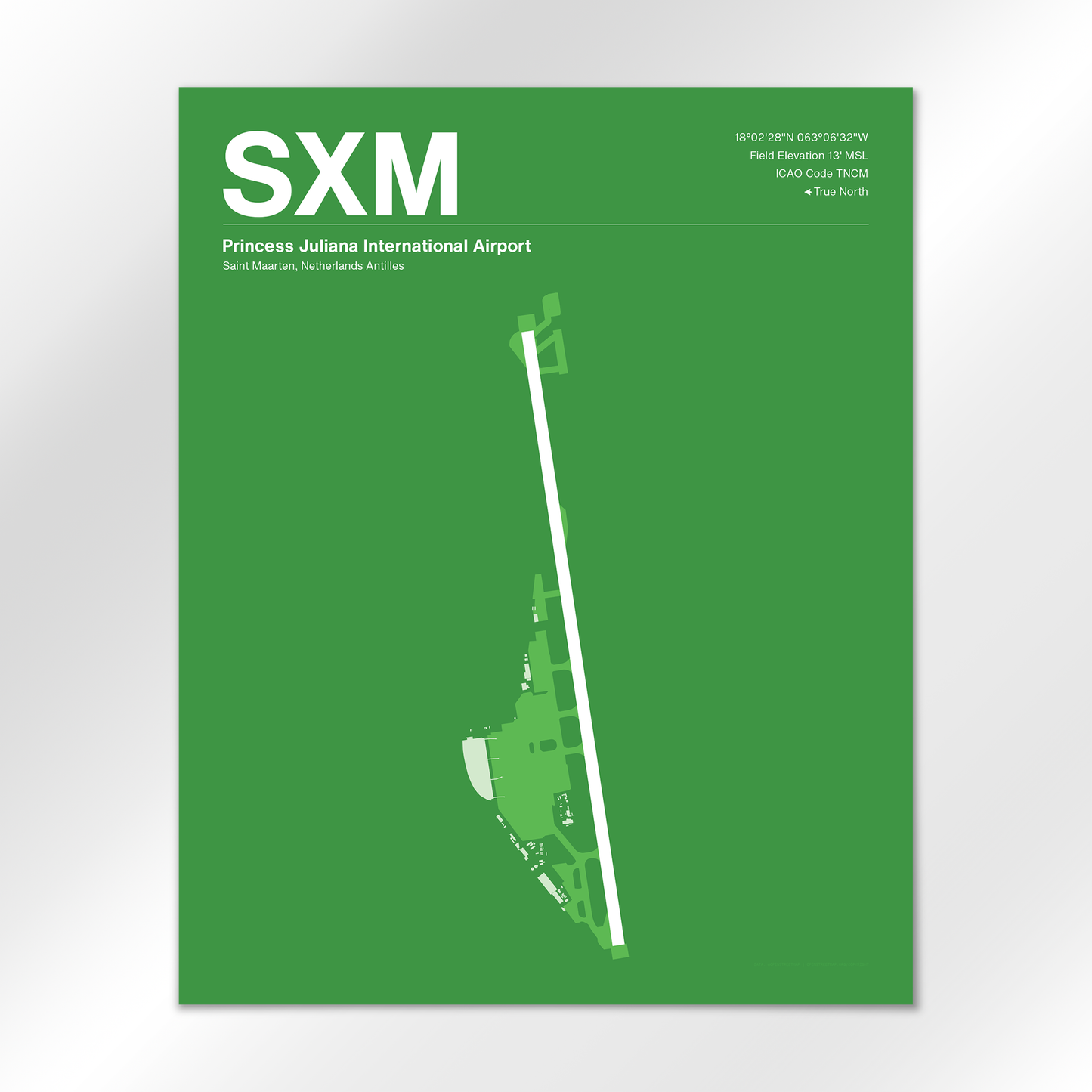 SXM Airport Diagram
