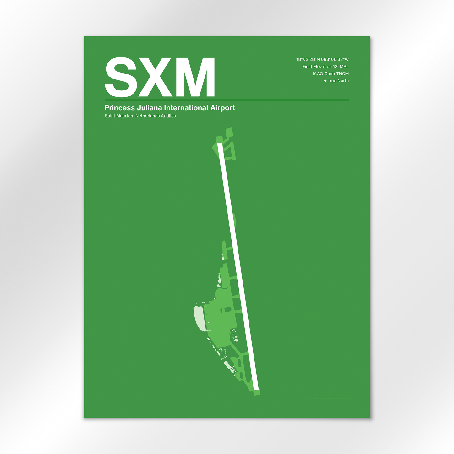 SXM Airport Diagram
