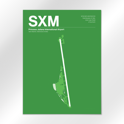 SXM Airport Diagram