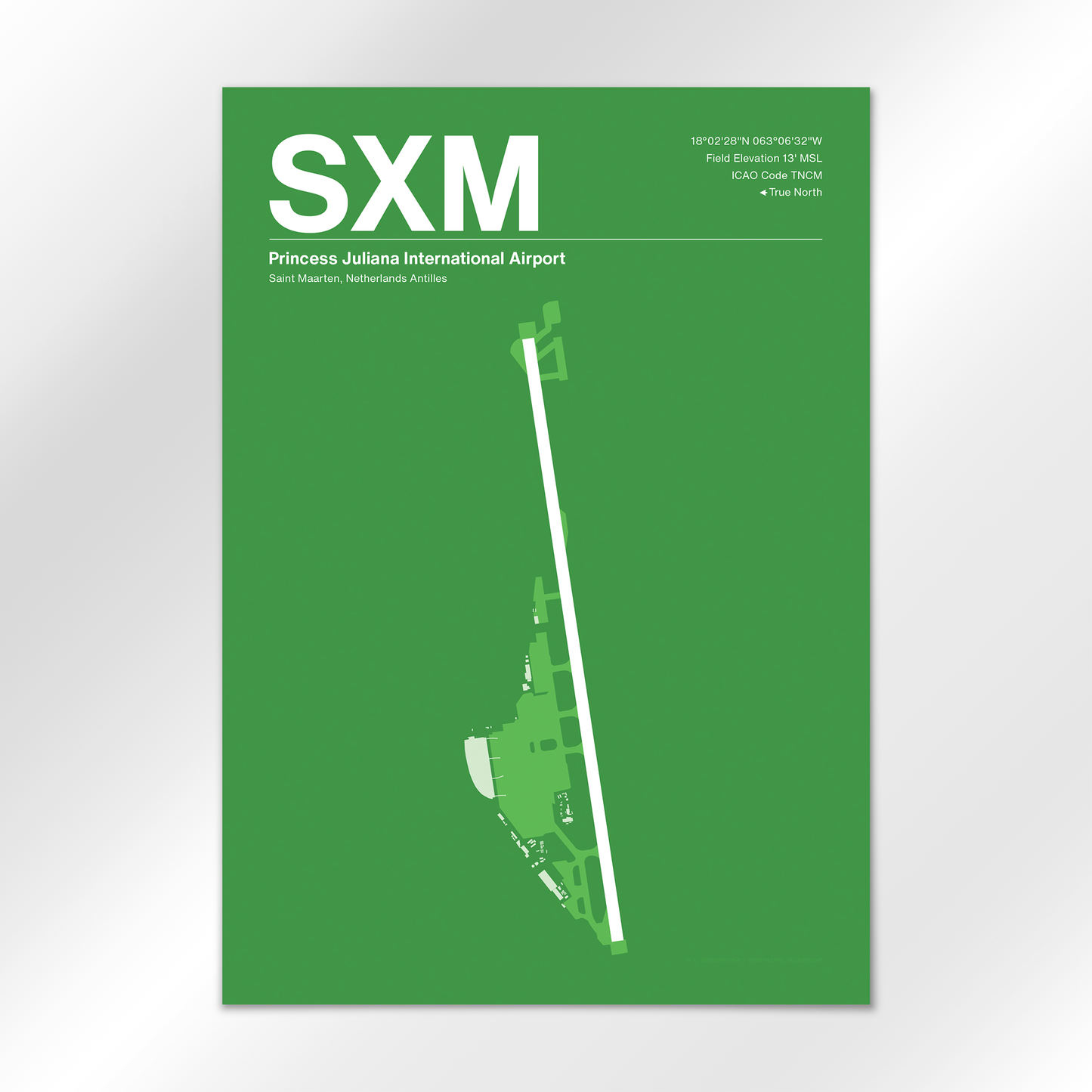 SXM Airport Diagram