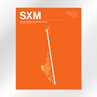 SXM Airport Diagram