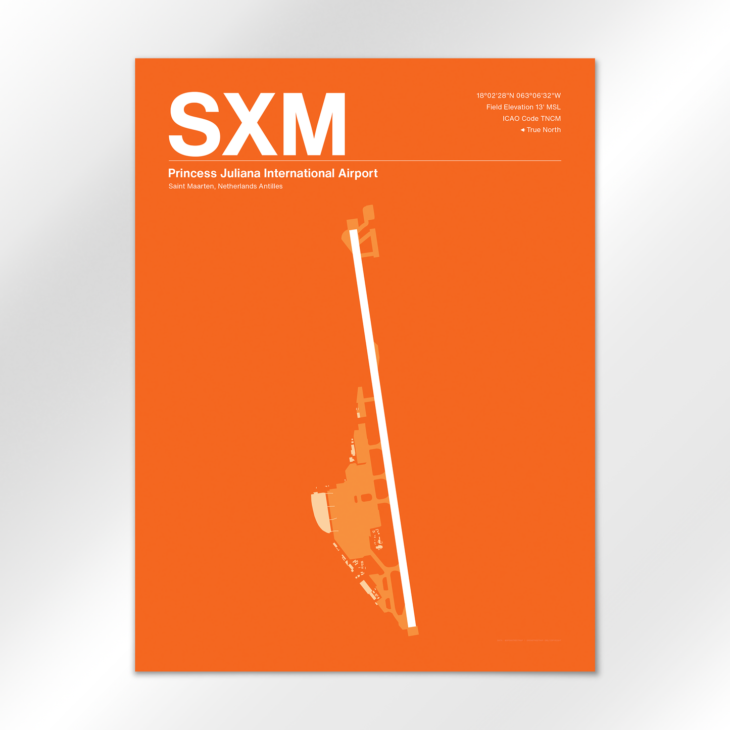SXM Airport Diagram