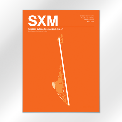 SXM Airport Diagram