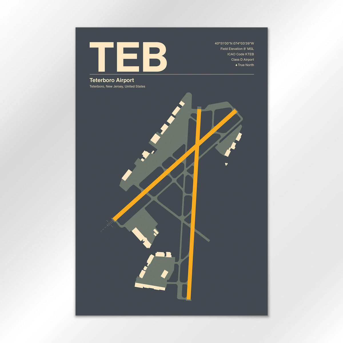 TEB Airport Diagram