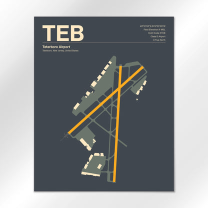 TEB Airport Diagram