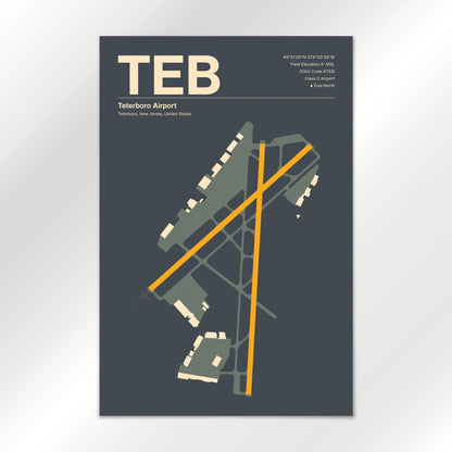 TEB Airport Diagram