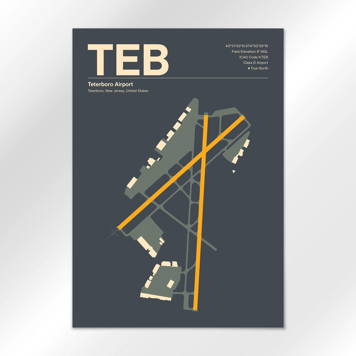 TEB Airport Diagram