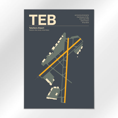 TEB Airport Diagram