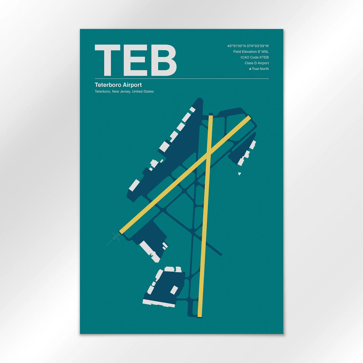 TEB Airport Diagram