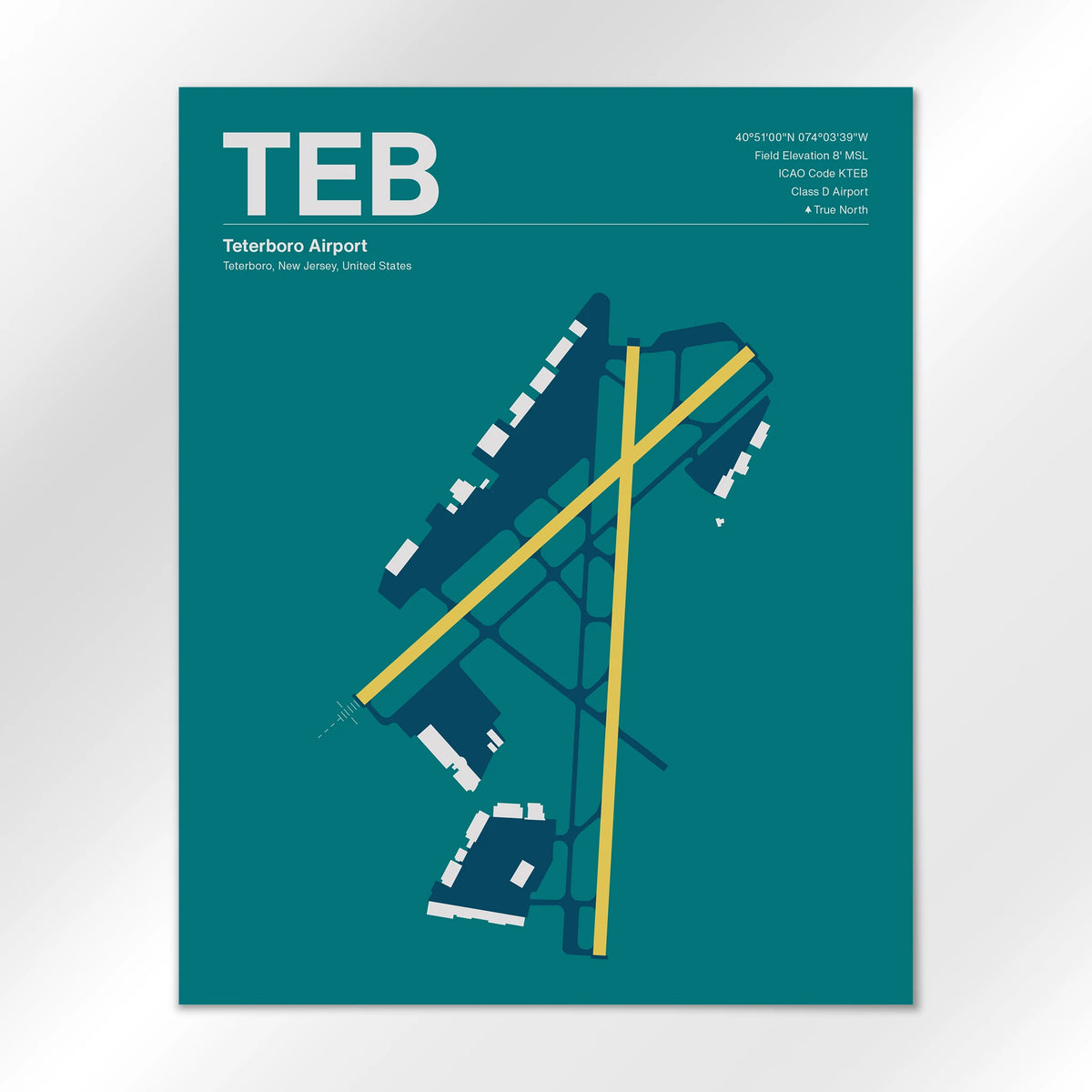 TEB Airport Diagram