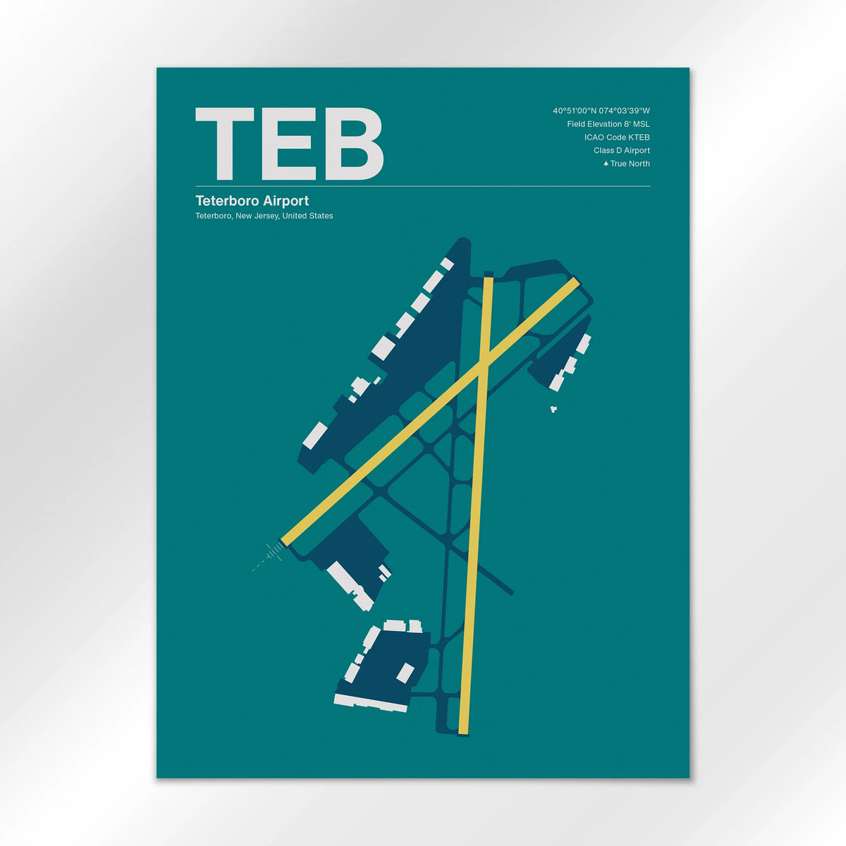 TEB Airport Diagram