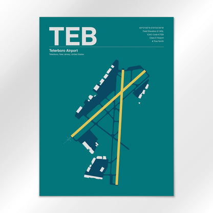 TEB Airport Diagram