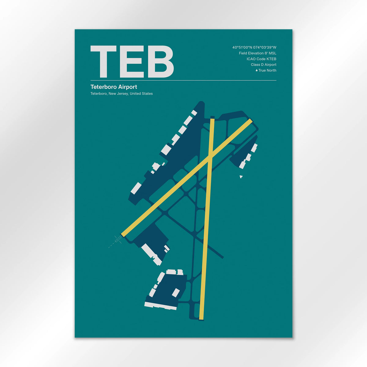 TEB Airport Diagram