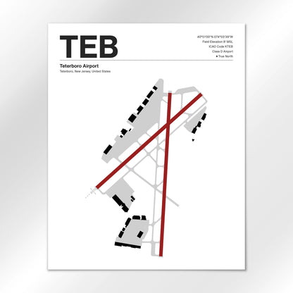 TEB Airport Diagram
